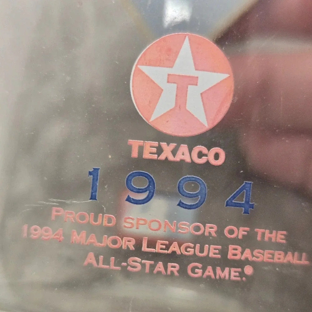 Atlanta Braves 1994 MLB All-Star Game Texaco Promotional Glass Tumbler Vintage